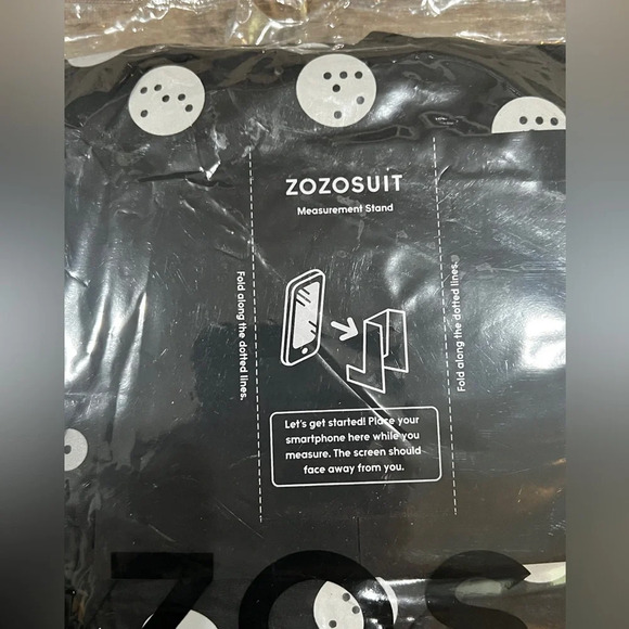 ZOZO Suit Japan Black White Polka Dot Personal Measuring Weight loss - Picture 3 of 4